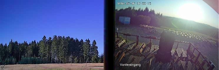 Archiv Foto Webcam Niedersfeld: Ausblick von der Hochheidehütte
