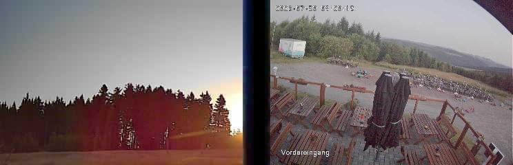 Archiv Foto Webcam Niedersfeld: Ausblick von der Hochheidehütte