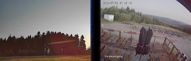 Archiv Foto Webcam Niedersfeld: Ausblick von der Hochheidehütte