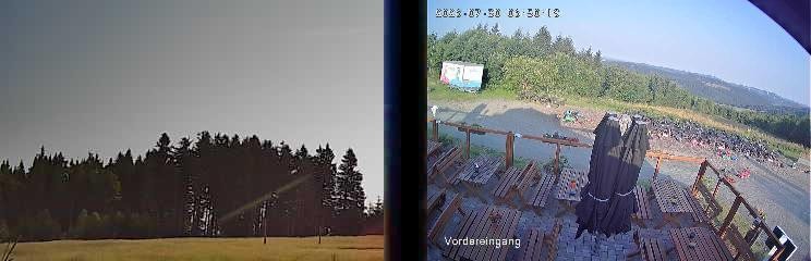 Archiv Foto Webcam Niedersfeld: Ausblick von der Hochheidehütte