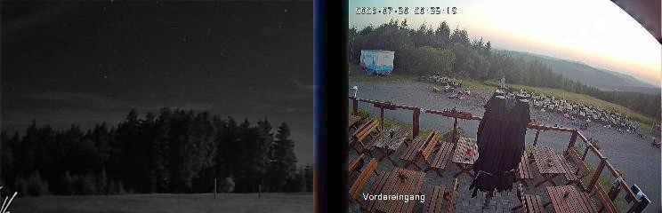 Archiv Foto Webcam Niedersfeld: Ausblick von der Hochheidehütte