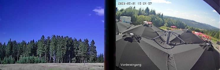 Archived image Webcam Niedersfeld - Mountain Hut Hochheide