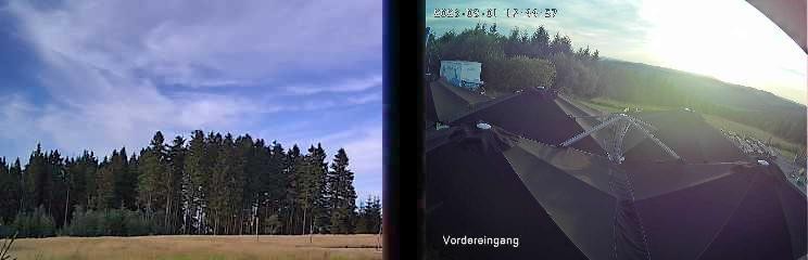Archiv Foto Webcam Niedersfeld: Ausblick von der Hochheidehütte