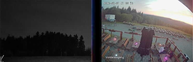 Archived image Webcam Niedersfeld - Mountain Hut Hochheide