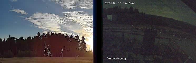 Archived image Webcam Niedersfeld - Mountain Hut Hochheide