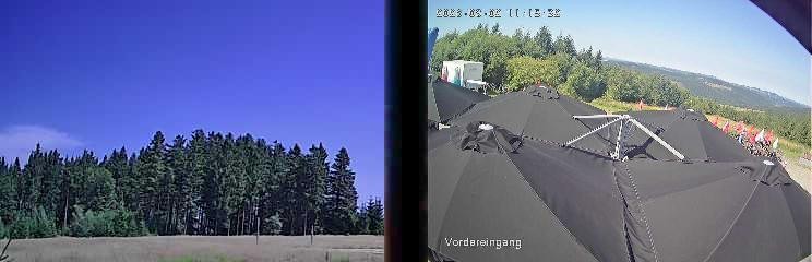 Archived image Webcam Niedersfeld - Mountain Hut Hochheide