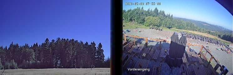 Archiv Foto Webcam Niedersfeld: Ausblick von der Hochheidehütte