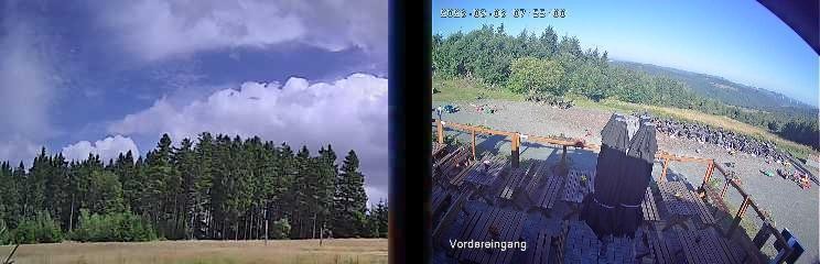 Archiv Foto Webcam Niedersfeld: Ausblick von der Hochheidehütte