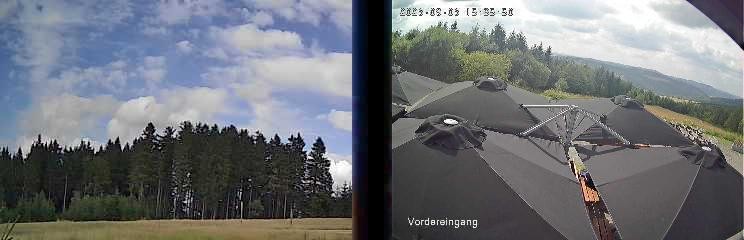 Archiv Foto Webcam Niedersfeld: Ausblick von der Hochheidehütte