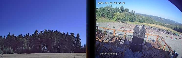 Archiv Foto Webcam Niedersfeld: Ausblick von der Hochheidehütte