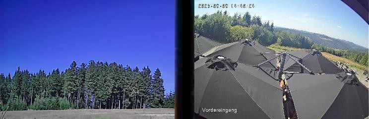 Archiv Foto Webcam Niedersfeld: Ausblick von der Hochheidehütte
