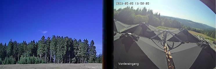 Archiv Foto Webcam Niedersfeld: Ausblick von der Hochheidehütte