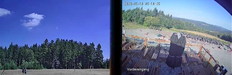 Archiv Foto Webcam Niedersfeld: Ausblick von der Hochheidehütte
