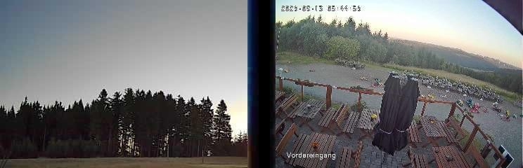 Archiv Foto Webcam Niedersfeld: Ausblick von der Hochheidehütte