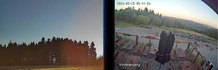 Archiv Foto Webcam Niedersfeld: Ausblick von der Hochheidehütte