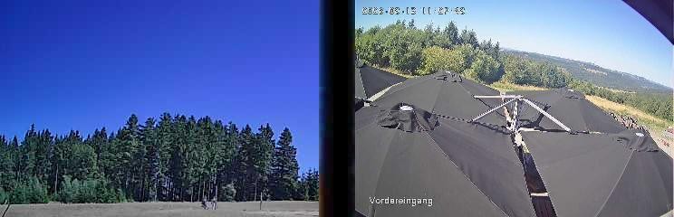 Archiv Foto Webcam Niedersfeld: Ausblick von der Hochheidehütte