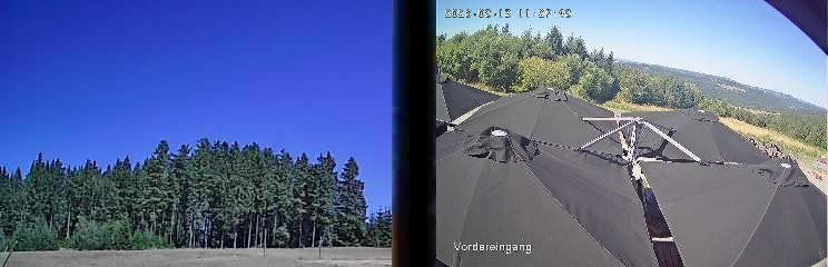 Archiv Foto Webcam Niedersfeld: Ausblick von der Hochheidehütte