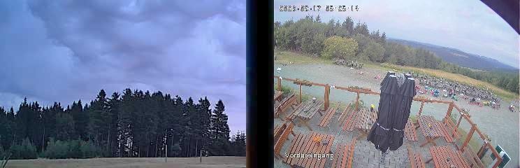 Archived image Webcam Niedersfeld - Mountain Hut Hochheide
