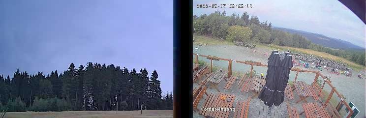 Archived image Webcam Niedersfeld - Mountain Hut Hochheide