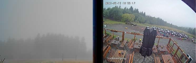 Archiv Foto Webcam Niedersfeld: Ausblick von der Hochheidehütte