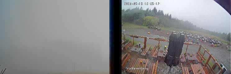 Archiv Foto Webcam Niedersfeld: Ausblick von der Hochheidehütte