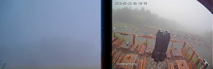 Archiv Foto Webcam Niedersfeld: Ausblick von der Hochheidehütte