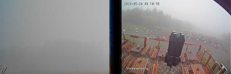 Archiv Foto Webcam Niedersfeld: Ausblick von der Hochheidehütte