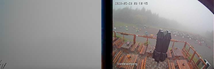 Archiv Foto Webcam Niedersfeld: Ausblick von der Hochheidehütte