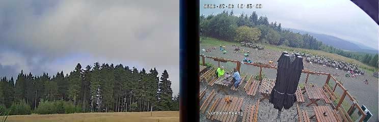 Archiv Foto Webcam Niedersfeld: Ausblick von der Hochheidehütte