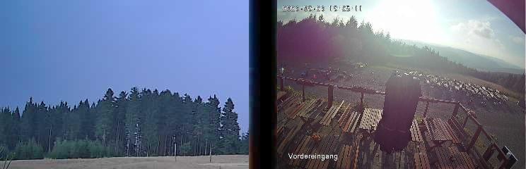 Archiv Foto Webcam Niedersfeld: Ausblick von der Hochheidehütte