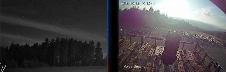 Archiv Foto Webcam Niedersfeld: Ausblick von der Hochheidehütte