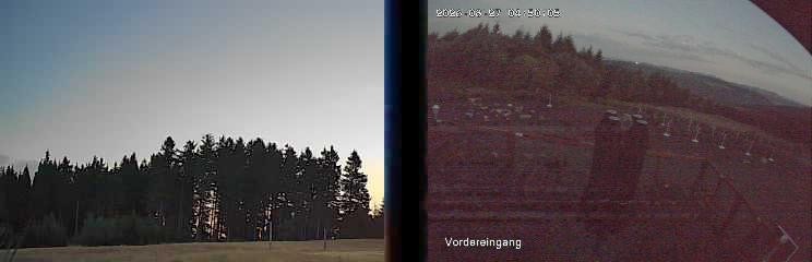 Archiv Foto Webcam Niedersfeld: Ausblick von der Hochheidehütte