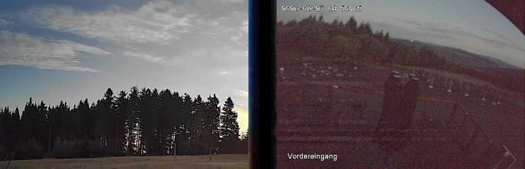 Archiv Foto Webcam Niedersfeld: Ausblick von der Hochheidehütte
