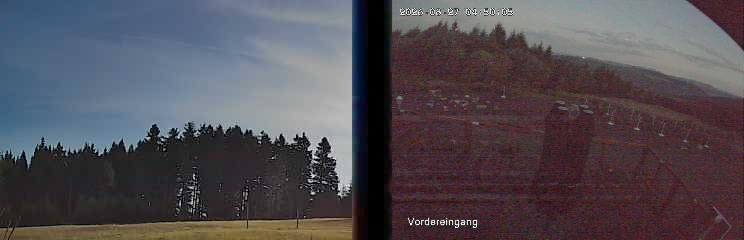 Archiv Foto Webcam Niedersfeld: Ausblick von der Hochheidehütte
