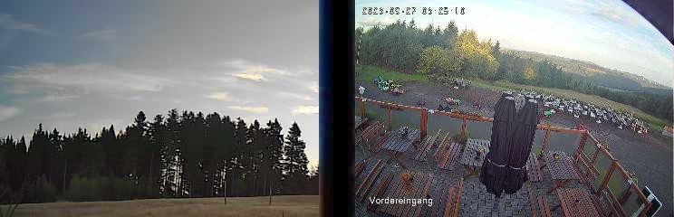 Archiv Foto Webcam Niedersfeld: Ausblick von der Hochheidehütte