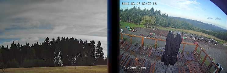 Archiv Foto Webcam Niedersfeld: Ausblick von der Hochheidehütte