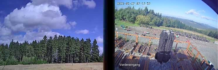Archiv Foto Webcam Niedersfeld: Ausblick von der Hochheidehütte