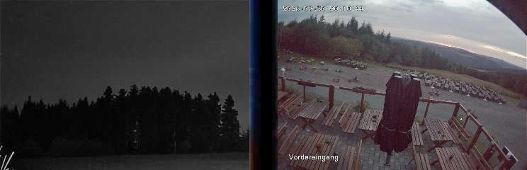 Archived image Webcam Niedersfeld - Mountain Hut Hochheide
