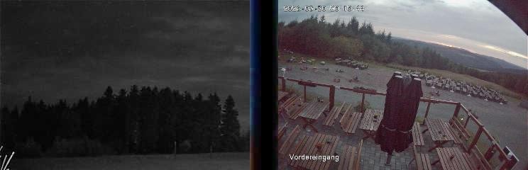 Archived image Webcam Niedersfeld - Mountain Hut Hochheide