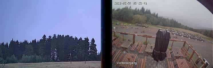 Archived image Webcam Niedersfeld - Mountain Hut Hochheide
