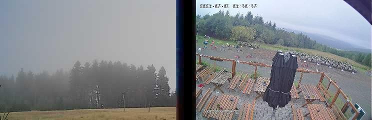 Archiv Foto Webcam Niedersfeld: Ausblick von der Hochheidehütte
