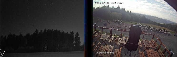 Archiv Foto Webcam Niedersfeld: Ausblick von der Hochheidehütte