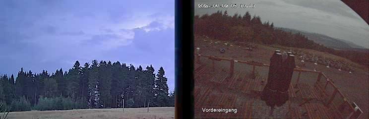 Archiv Foto Webcam Niedersfeld: Ausblick von der Hochheidehütte