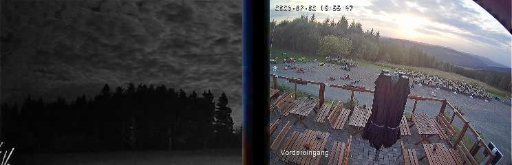 Archiv Foto Webcam Niedersfeld: Ausblick von der Hochheidehütte