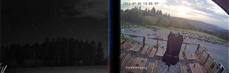Archiv Foto Webcam Niedersfeld: Ausblick von der Hochheidehütte