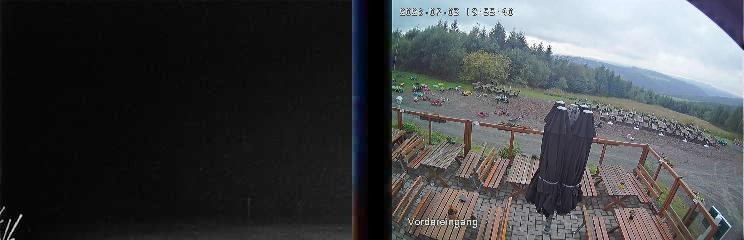 Archiv Foto Webcam Niedersfeld: Ausblick von der Hochheidehütte