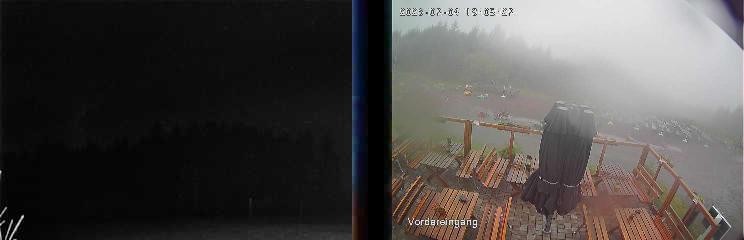 Archiv Foto Webcam Niedersfeld: Ausblick von der Hochheidehütte