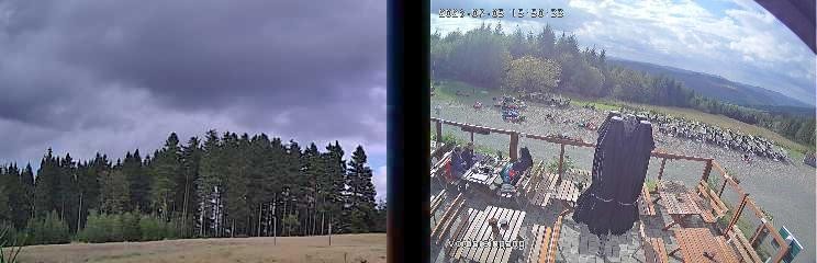 Archived image Webcam Niedersfeld - Mountain Hut Hochheide
