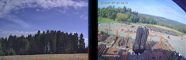 Archived image Webcam Niedersfeld - Mountain Hut Hochheide