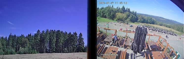 Archived image Webcam Niedersfeld - Mountain Hut Hochheide